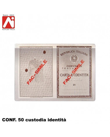 ALPLAST CUSTODIA IDENTITA' TRASPARENTE 1016 [50PZ]