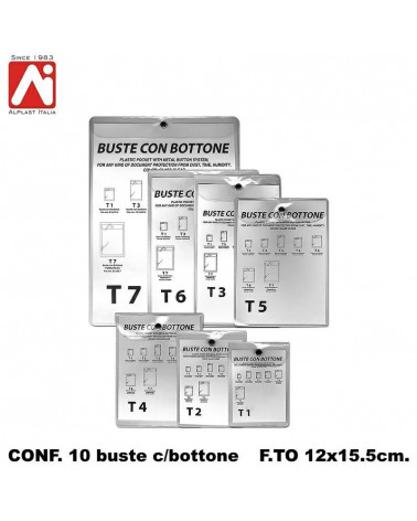 ALPLAST BUSTE BOTTONE 12X15,5  994/T4 [10PZ]