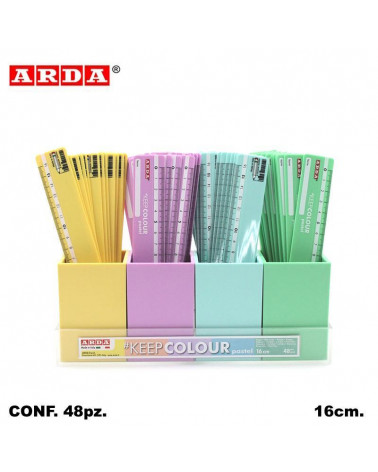 ARDA ESP 48 RIGHELLO 16cm.PASTEL