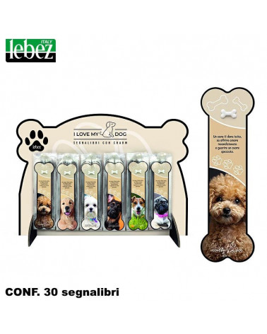LEBEZ SEGNALIBRO I LOVE MY DOG 81955 [30PZ]