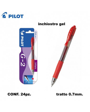PILOT SFERA G2 24 BLISTER 1PZ.ROSSO