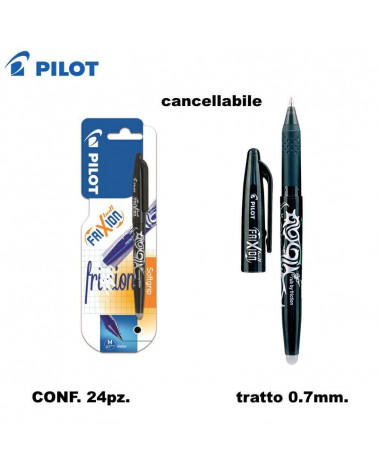 PILOT SFERA FRIXION 24 BLISTER 1PZ.NERO