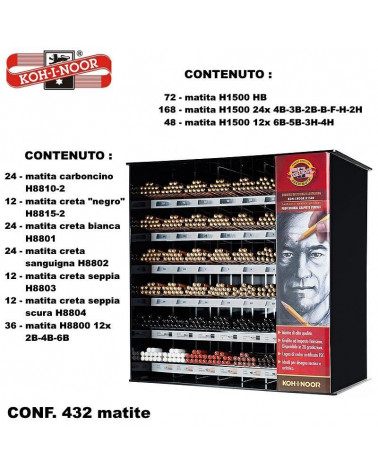 KIN KIN ESP 288 MATITA + 144 MATITA ARTE H1500-ARTE-VT