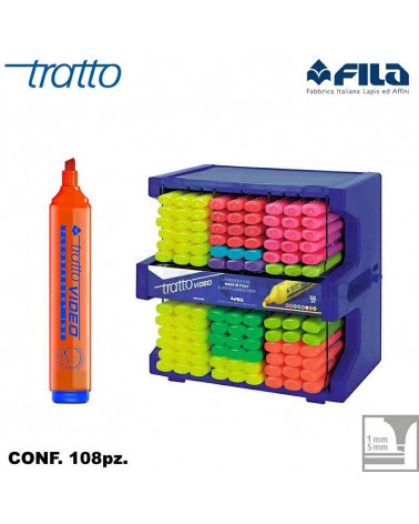 TRATTO VIDEO 108pz.EVIDENZIATORE-893900