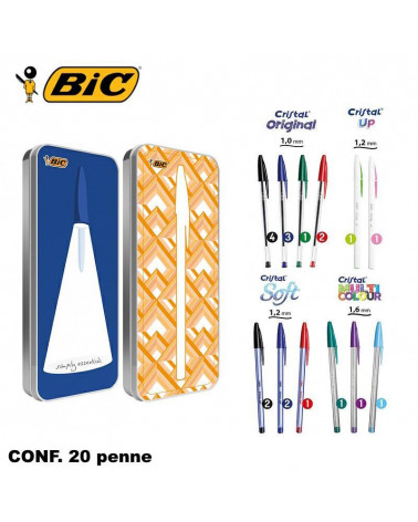 BIC SCATOLA ORANGE/BLU