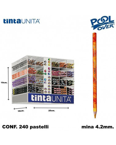ASS.TO 240 PASTELLI TINTA UNITA 4.2MM. MULTICOLOR/GRADIENT