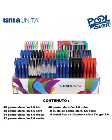 ASS.TO TINTA UNITA PENNA SFERA I'M 1.6 XB