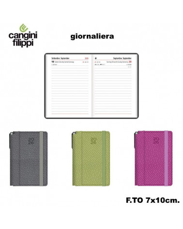 CANGINI FILIPPI AGENDA GIORNALIERA 7X10 115VB