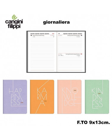 CANGINI FILIPPI AGENDA GIORNALIERA 9X13 118VZ