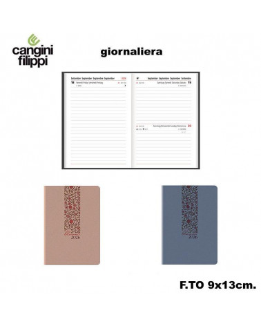 CANGINI FILIPPI AGENDA GIORNALIERA 9X13 118WD