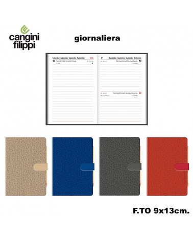 CANGINI FILIPPI AGENDA GIORNALIERA 9X13 118WX