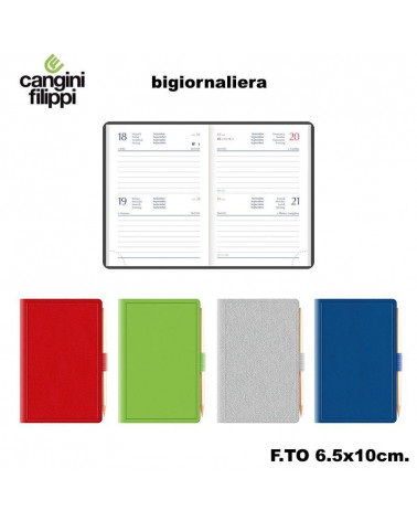 CANGINI FILIPPI AGENDA BIGIORNALIERA 6,5X10 110ZO