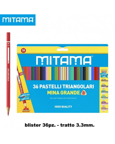 MITAMA PASTELLO TRIANG.LACCATO BL.36PZ.61993