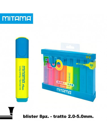 MITAMA EVIDENZIATORE FLUO BL.8PZ.62830