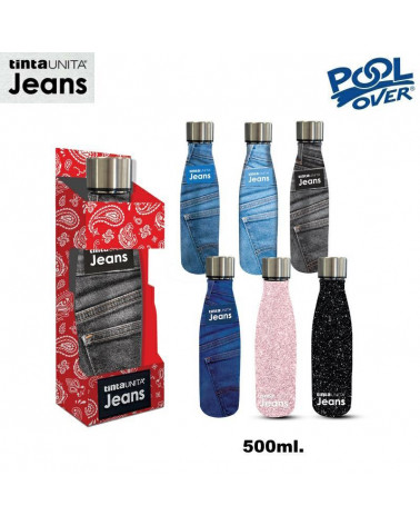 TINTA UNITA JEANS/GLITTER BORRACCIA TERMICA 500ml.