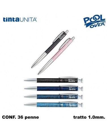TINTA UNITA JEANS/GLITTER ESP 36 PENNA SCATTO