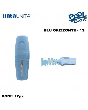 TINTA UNITA MINI EVIDENZIATORE PALETTE BLU ORIZZONTE 13 12PZ.