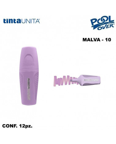 TINTA UNITA MINI EVIDENZIATORE PALETTE MALVA 10 12PZ.