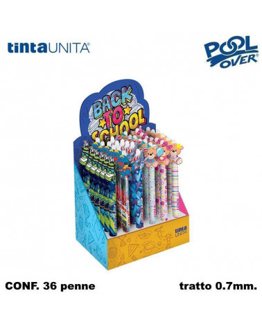 TINTA UNITA YOUNG ESP 36 PENNA SCATTO CANCELLABILE BLU/ROSSO