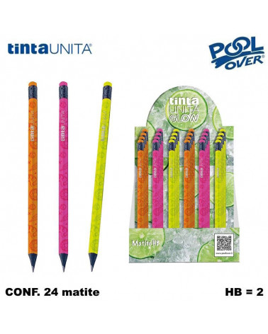 TINTA UNITA GLOW ESP 24 MATITA CON GOMMA