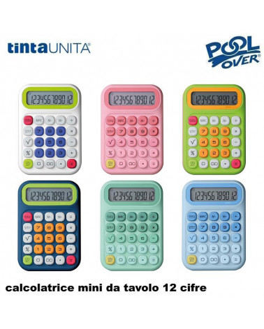 TINTA UNITA CALCOLATRICE SOFT MINI DA TAVOLO