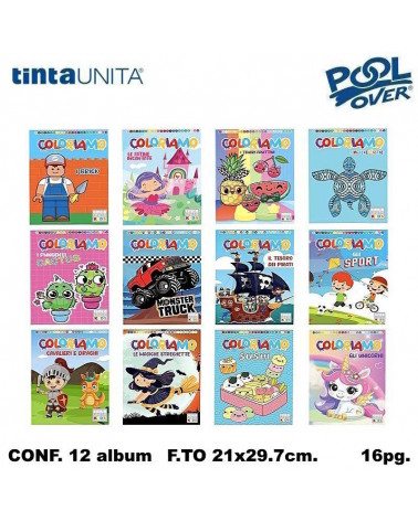 TINTA UNITA KIDS ALBUM DA COLORARE [12PZ]