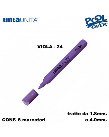 TINTA UNITA MARCATORE ART MARKER P.MEDIA VIOLA 24 [6PZ]