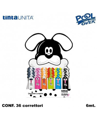TINTA UNITA SLURPY ESP 36 CORRETTORE NASTRO A SCATTO 6mt.