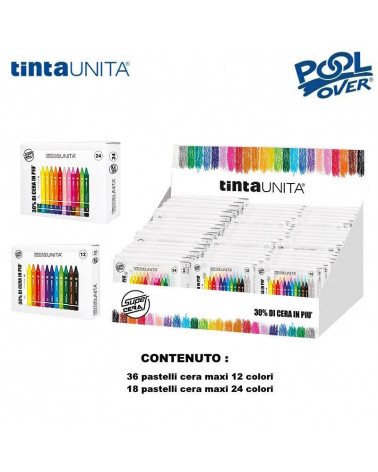 TINTA UNITA ESP 54 PASTELLI CERA MAXI