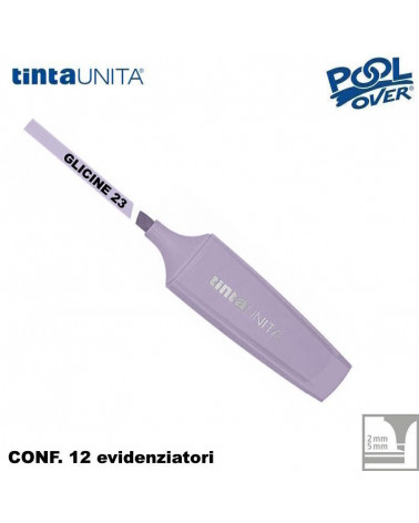 TINTA UNITA EVIDENZIATORE PALETTE GLICINE PASTEL 23 12PZ.