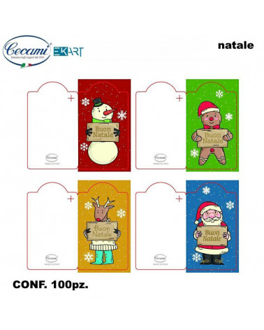 CECAMI CHIUDIPACCO NATALE 50195CP [100PZ]