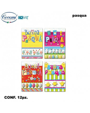CECAMI BIGLIETTI PASQUA LAICA 20022 [12PZ]