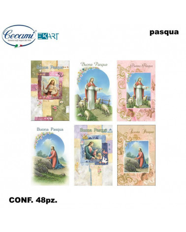 CECAMI BIGLIETTI PASQUA SACRA MINI 20024 [48PZ]