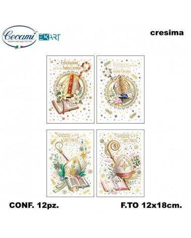 CECAMI BIGLIETTI CRESIMA 10199 [12PZ]
