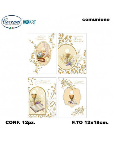CECAMI BIGLIETTI COMUNIONE 10155 [12PZ]