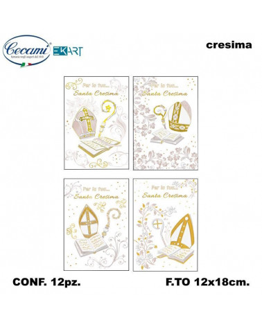 CECAMI BIGLIETTI CRESIMA 10178 [12PZ]
