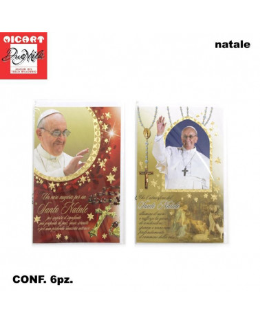BIGLIETTI SANTO NATALE NT1195 [6PZ]