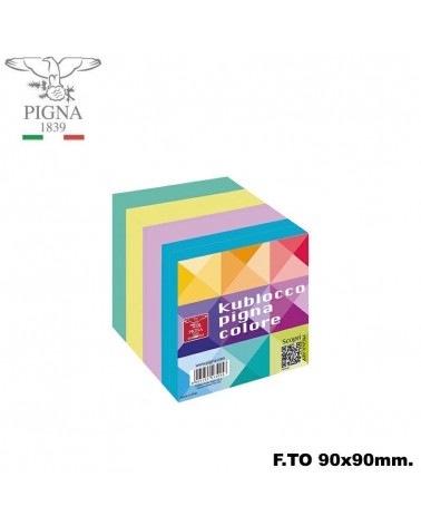 PIGNA CUBO NOTES COLORATO 90x90 KUBLOCCO