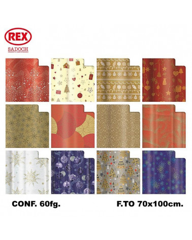 REX CARTA REGALO HOT METAL 60FG.NATALE