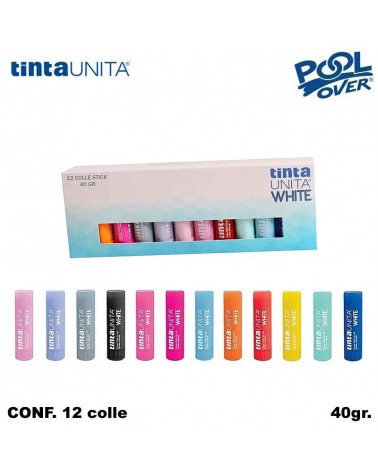 TINTA UNITA COLLA WHITE STICK 40GR. 51404 [12PZ]
