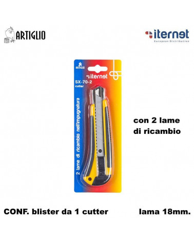 ITERNET CUTTER SX-70-2 LAMA LARGA 18mm.