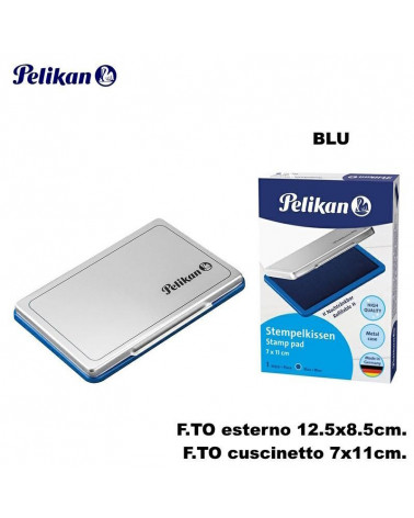 PELIKAN CUSCINETTO PER TIMBRI N.2 7X11 BLU