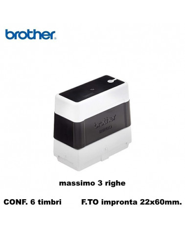 BROTHER TIMBRO NERO 22X60  AUTOINCHIOSTRANTE [6PZ]
