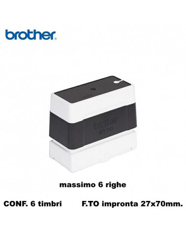 BROTHER TIMBRO NERO 27X70  AUTOINCHIOSTRANTE [6PZ]