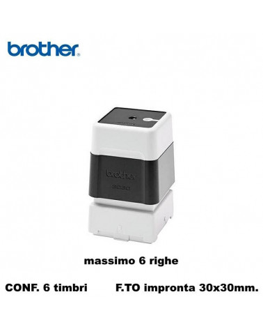 BROTHER TIMBRO NERO 30X30  AUTOINCHIOSTRANTE [6PZ]