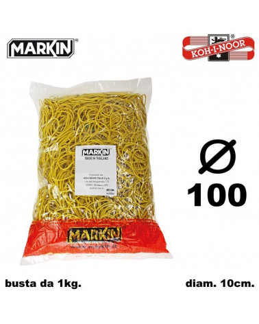 MARKIN ELASTICI BUSTA 1KG. DIAMETRO 100