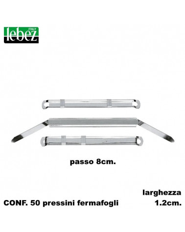 LEBEZ PRESSINI METALLO 50PZ. FASTNERS