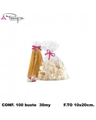 PNP BUSTE CELLOPHAN 10X20 C/PATELLA [100PZ]