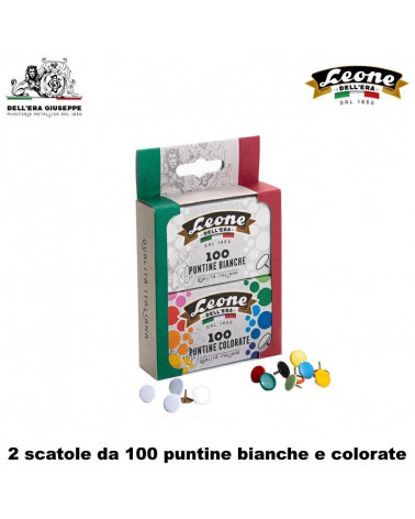 LEONE DELLERA PUNTINE ACCIAIO 2PZ.