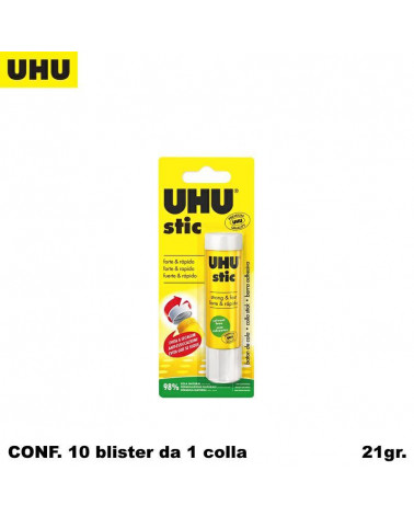 UHU COLLA STICK 21GR.10 BLISTER 1PZ.